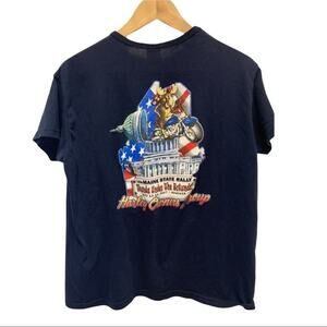 2007 Maine bikers Harley Davison group Augusta tee